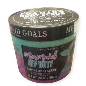 Onyx Bathhouse Mermaid Goals Foaming Body & Hand Scrub 21.16oz ~ Coconut + Lime